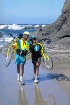 Mountain Biking on the beach